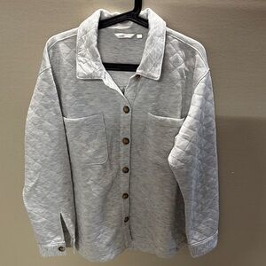 Vineyard Vines Gray Quilted Shirt